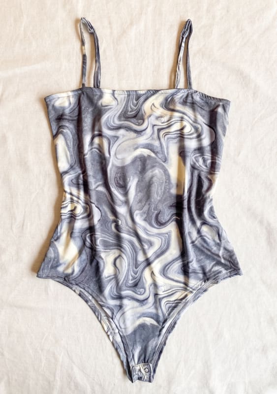 Body Abba print gris Body Abba print gris