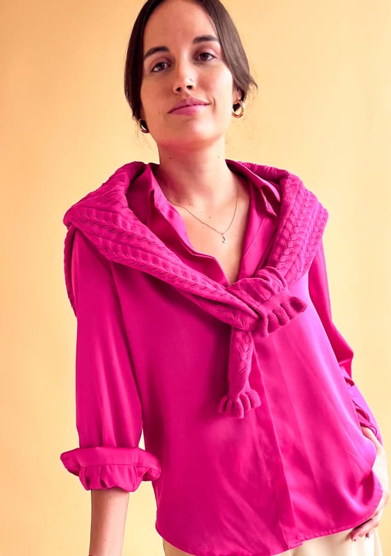 Blusa Amanda fucsia Blusa Amanda fucsia