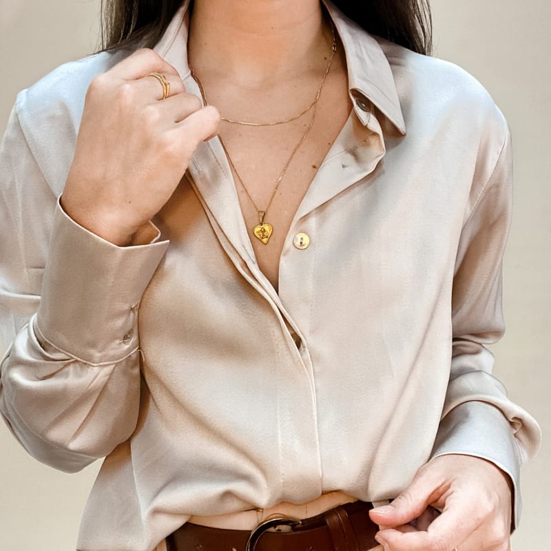 Blusa Amanda Champagne