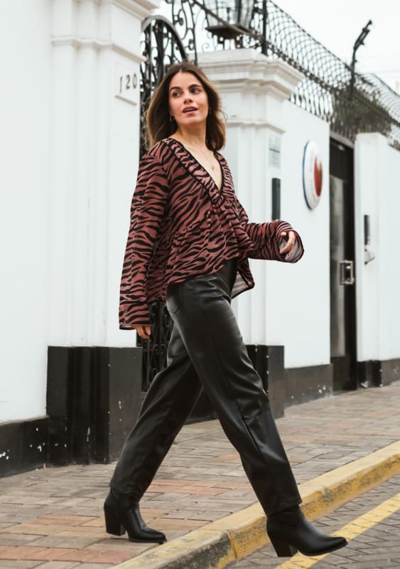 Cuerina Pants negro Cuerina Pants negro