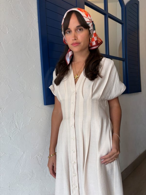 Vestido Sienna natural