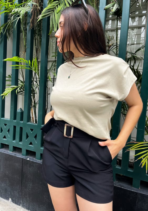 Short cinturón negro