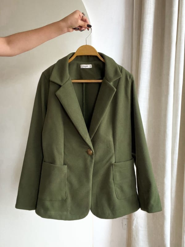 Abrigo French verde