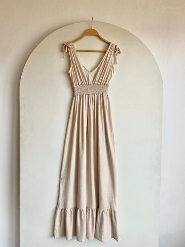 Vestido Santorini crema