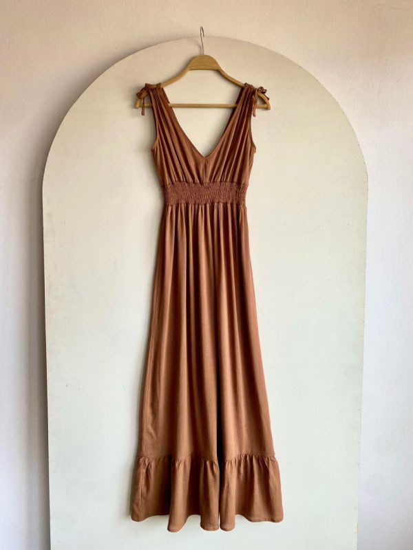 Vestido Santorini cocoa