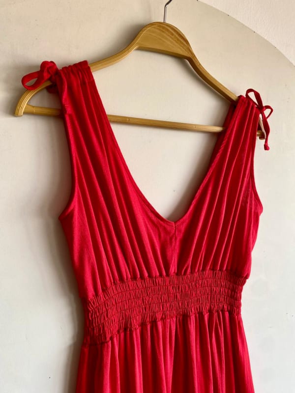 Vestido Santorini rojo