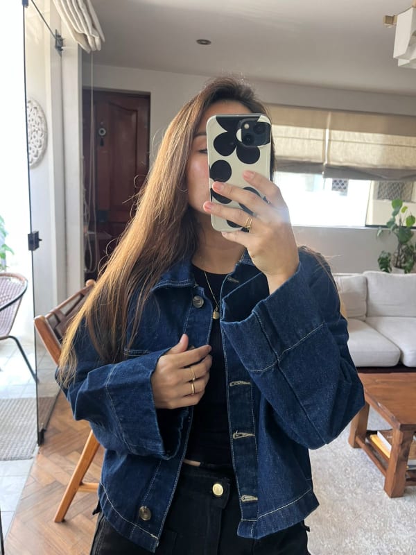 Casaca Denim azul