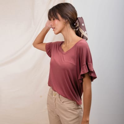 Polo Angie terracota Polo Angie terracota