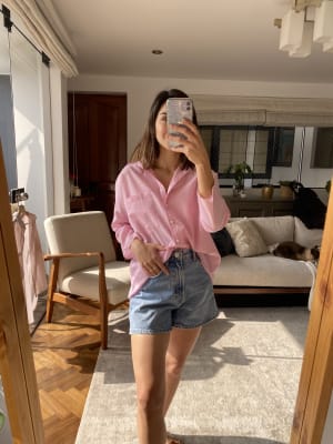 Camisa Henna rosa Camisa Henna rosa