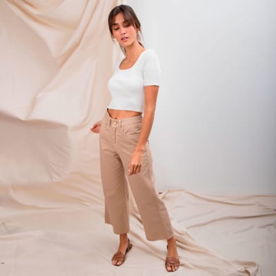Pantalon Gaia caki Pantalon Gaia caki