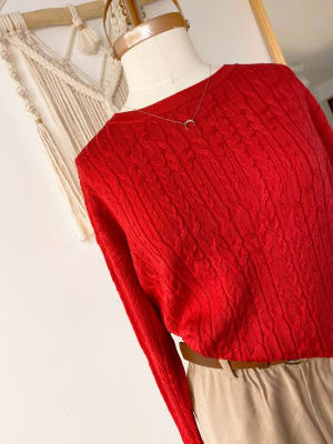 Sweater Victoria rojo Sweater Victoria rojo