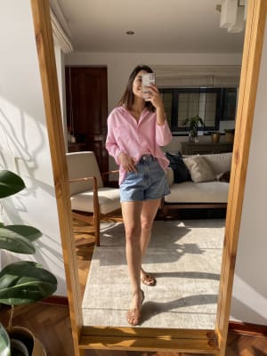 Camisa Henna rosa Camisa Henna rosa