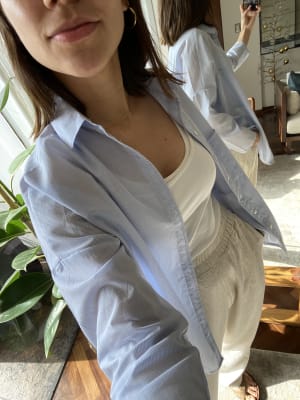 Camisa Henna celeste Camisa Henna celeste