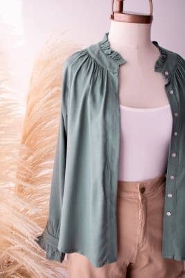 Blusa Elena verde Blusa Elena verde