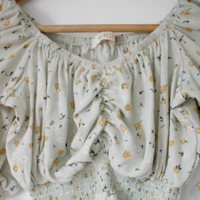 Blusa Rosie flores verde Blusa Rosie flores verde