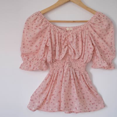 Blusa Rosie flores rosa Blusa Rosie flores rosa
