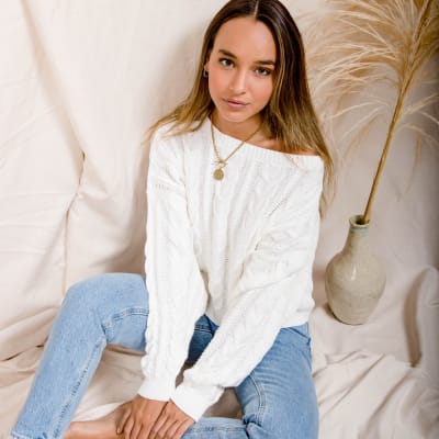 Sweater Nevada perla Sweater Nevada perla