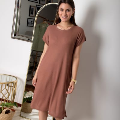 Vestido suelto Kalani marron Vestido suelto Kalani marron