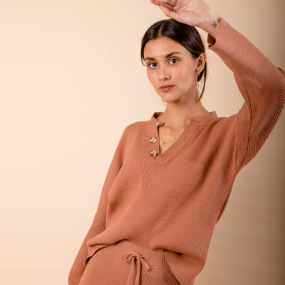 Sweater Madrid caramelo Sweater Madrid caramelo