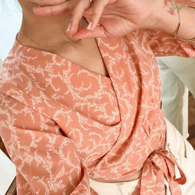 Blusa Kendall melon floreado Blusa Kendall melon floreado