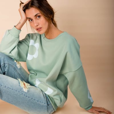 Polera Cami oversize verde Polera Cami oversize verde
