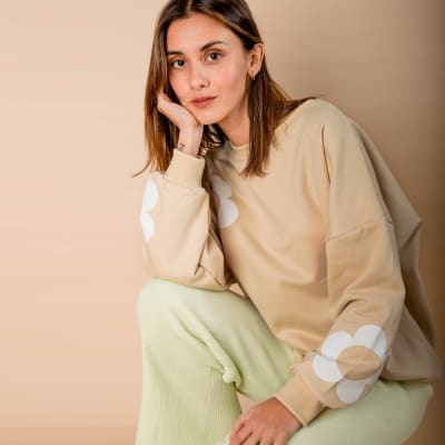 Polera Cami oversize beige Polera Cami oversize beige
