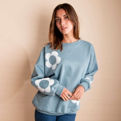 Polera Cami oversize celeste Polera Cami oversize celeste