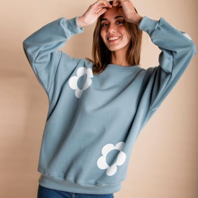 Polera Cami oversize celeste Polera Cami oversize celeste