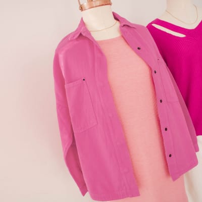 Casaca Nevada oversize rosa Casaca Nevada oversize rosa