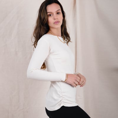 Polo Rebeca crema Polo Rebeca crema