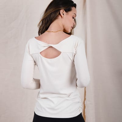 Polo Rebeca crema Polo Rebeca crema