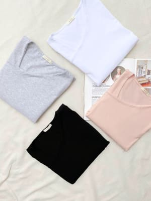 Polo Asimetrico rosa bebe Polo Asimetrico rosa bebe