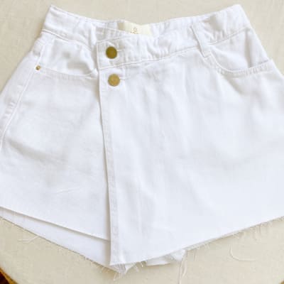 Falda Short Tokio blanco Falda Short Tokio blanco