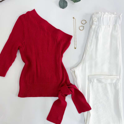 Polo tejido Alma rojo Polo tejido Alma rojo
