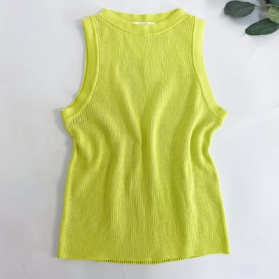 Top tejido Isa verde neon Top tejido Isa verde neon