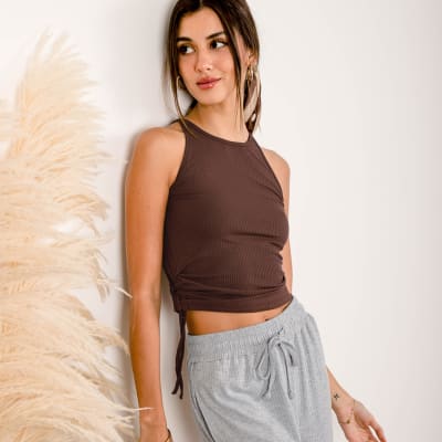 Top Lorenza marron Top Lorenza marron
