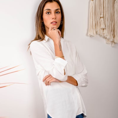Blusa Paz hueso Blusa Paz hueso