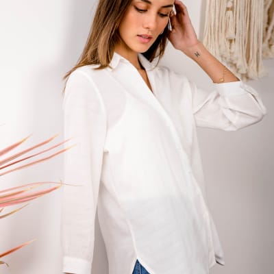 Blusa Paz hueso Blusa Paz hueso
