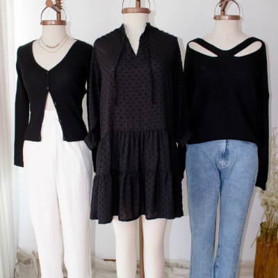 Cardigan Luna negro Cardigan Luna negro