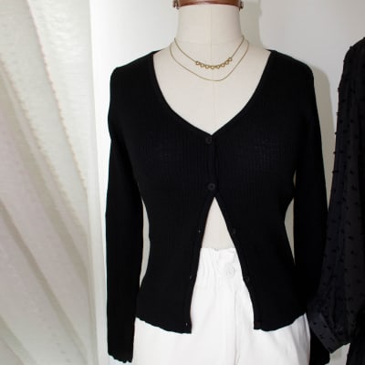 Cardigan Luna negro Cardigan Luna negro