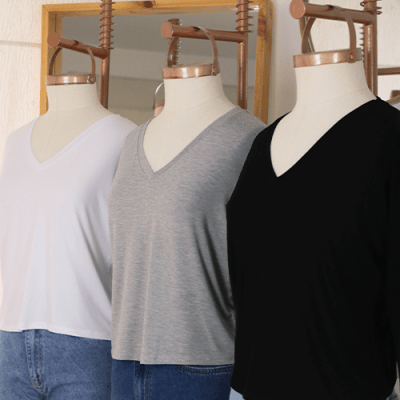 Polo Cotton V negro Polo Cotton V negro