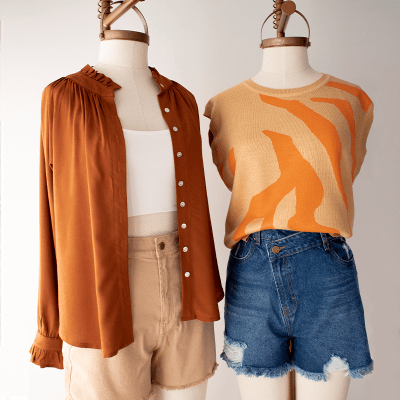 Blusa Elena caramelo Blusa Elena caramelo