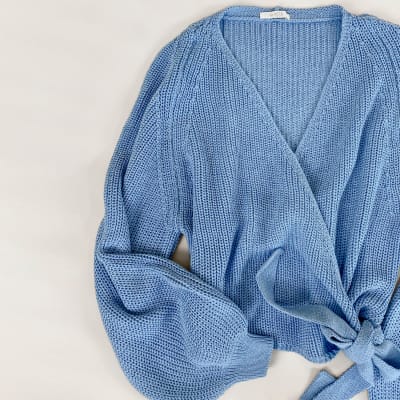 Cardigan Raquel celeste Cardigan Raquel celeste