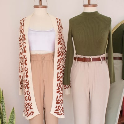 Capa Giulia print marron Capa Giulia print marron