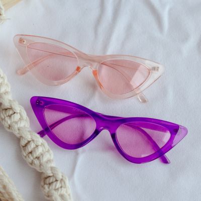 Lentes morado neon Lentes morado neon