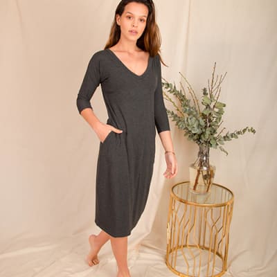 Vestido Renata gris Vestido Renata gris
