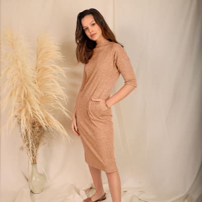 Vestido Giulia teja Vestido Giulia teja
