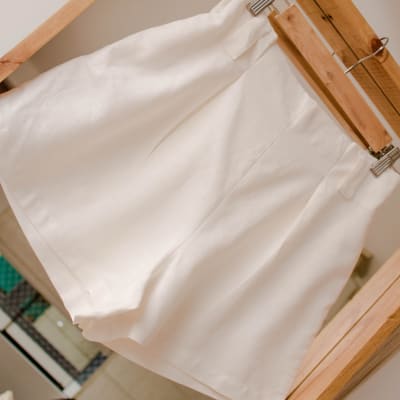 Short Milan lino perla Short Milan lino perla