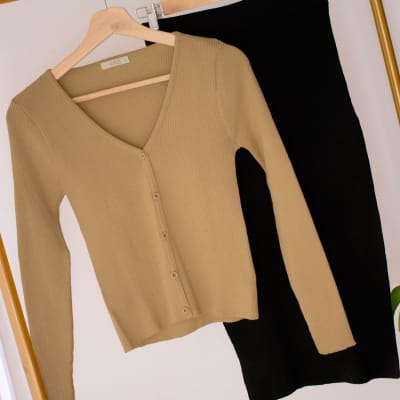 Cardigan Luna maiz Cardigan Luna maiz