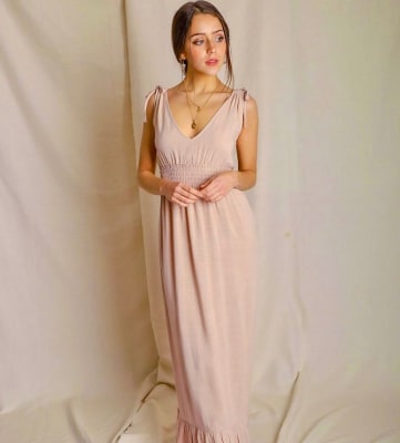 Vestido Santorini beige Vestido Santorini beige